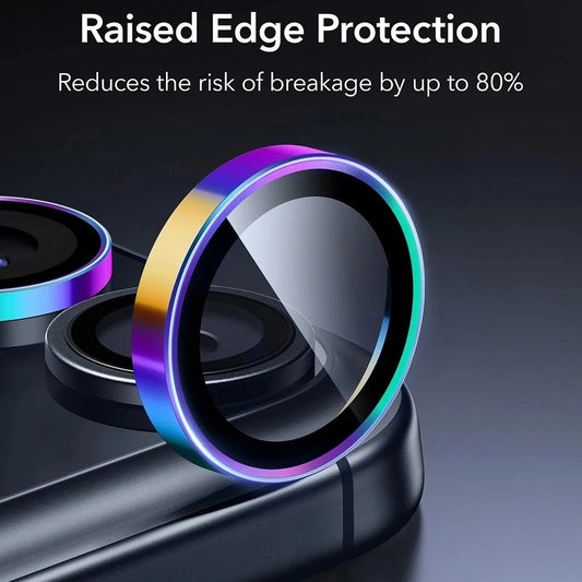 Zaštitna folija za stražnju kameru ESR Armorite za Apple iPhone 17 Pro Max / 17 Pro / 16 Pro Max / 16 Pro, Kaljeno staklo, Višebojna