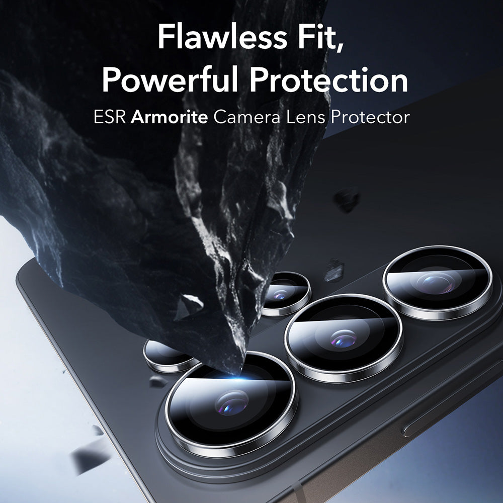 Zaštitna folija za stražnju kameru ESR Armorite za Samsung Galaxy S26 Ultra S948, Kaljeno staklo, Prozirna