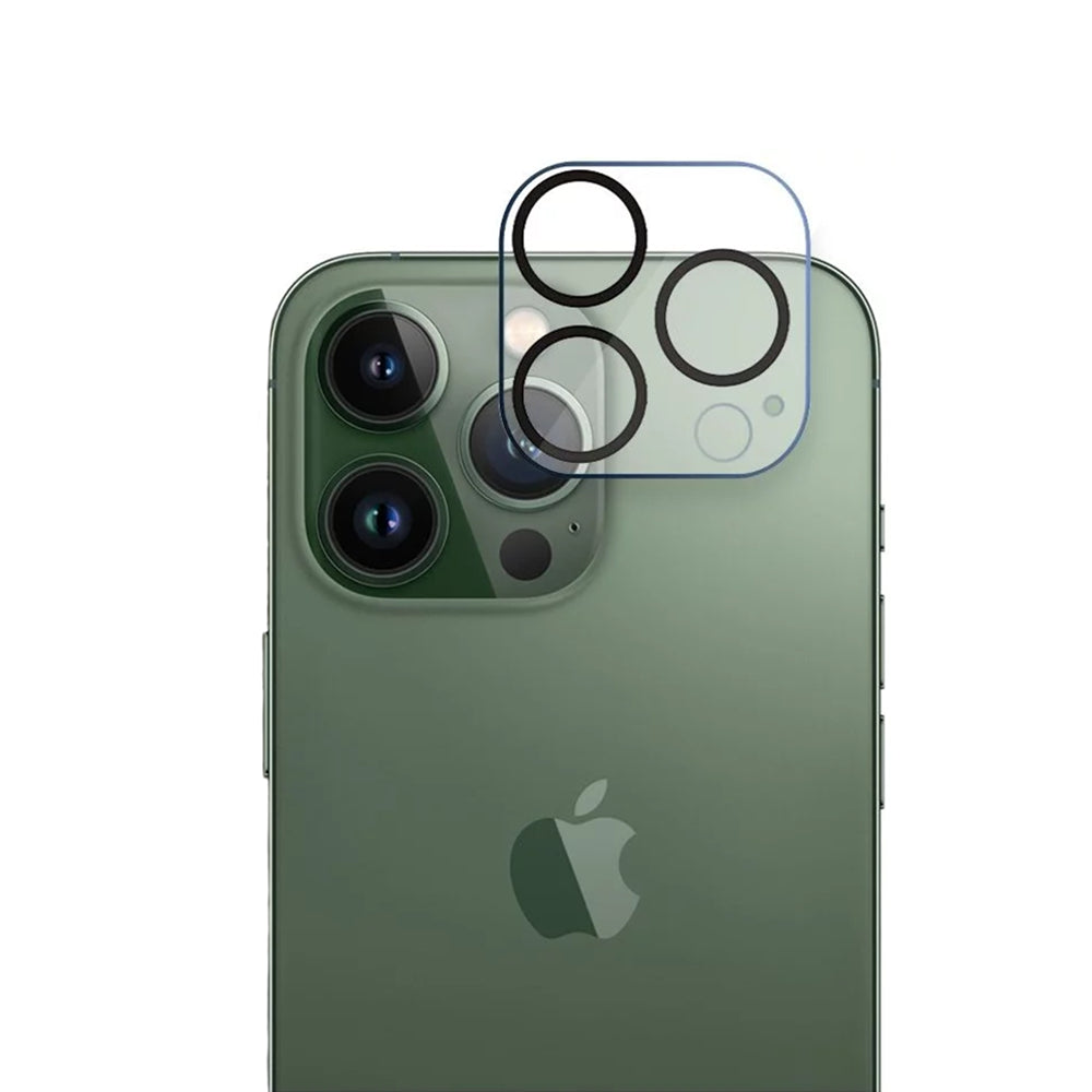 Zaštitna folija za stražnju kameru Lito S+ za Apple iPhone 14 Pro Max / 14 Pro, Kaljeno staklo, Crna