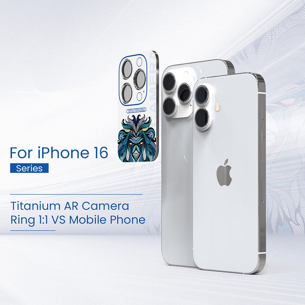 Zaštitna folija za stražnju kameru Lito S+ za Apple iPhone 16 Pro Max / 16 Pro, Kaljeno staklo, Bronca