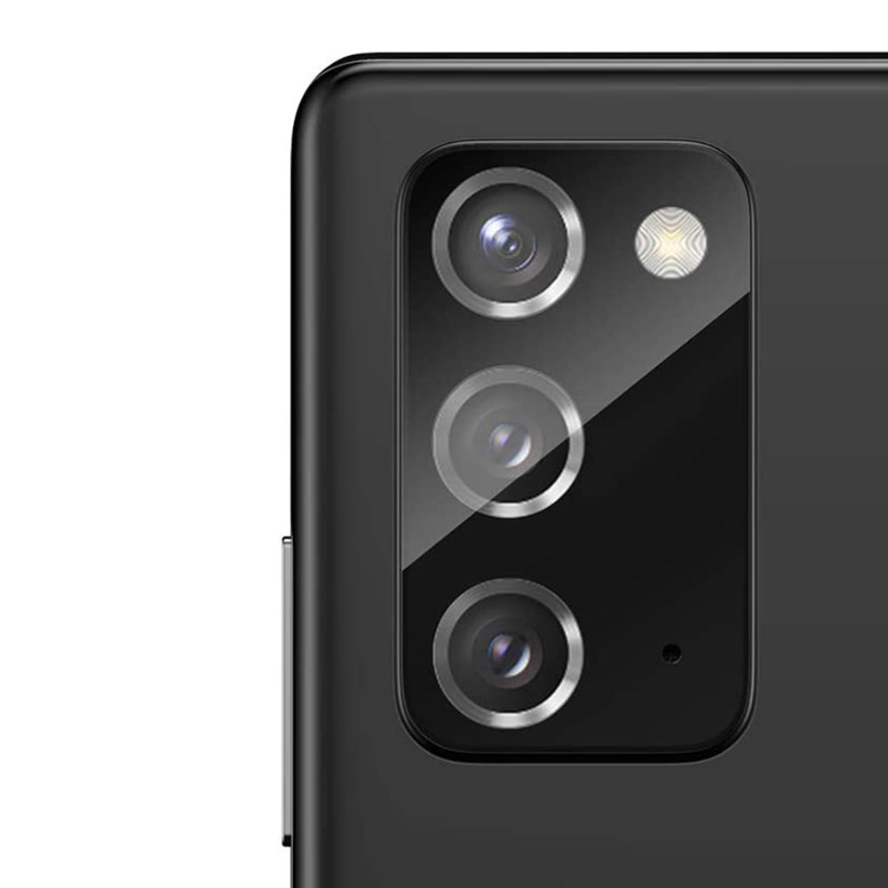 Zaštitna folija za stražnju kameru Lito S+ za Samsung Galaxy Note 20 5G N981 / Note 20 N980, Kaljeno staklo, Crna