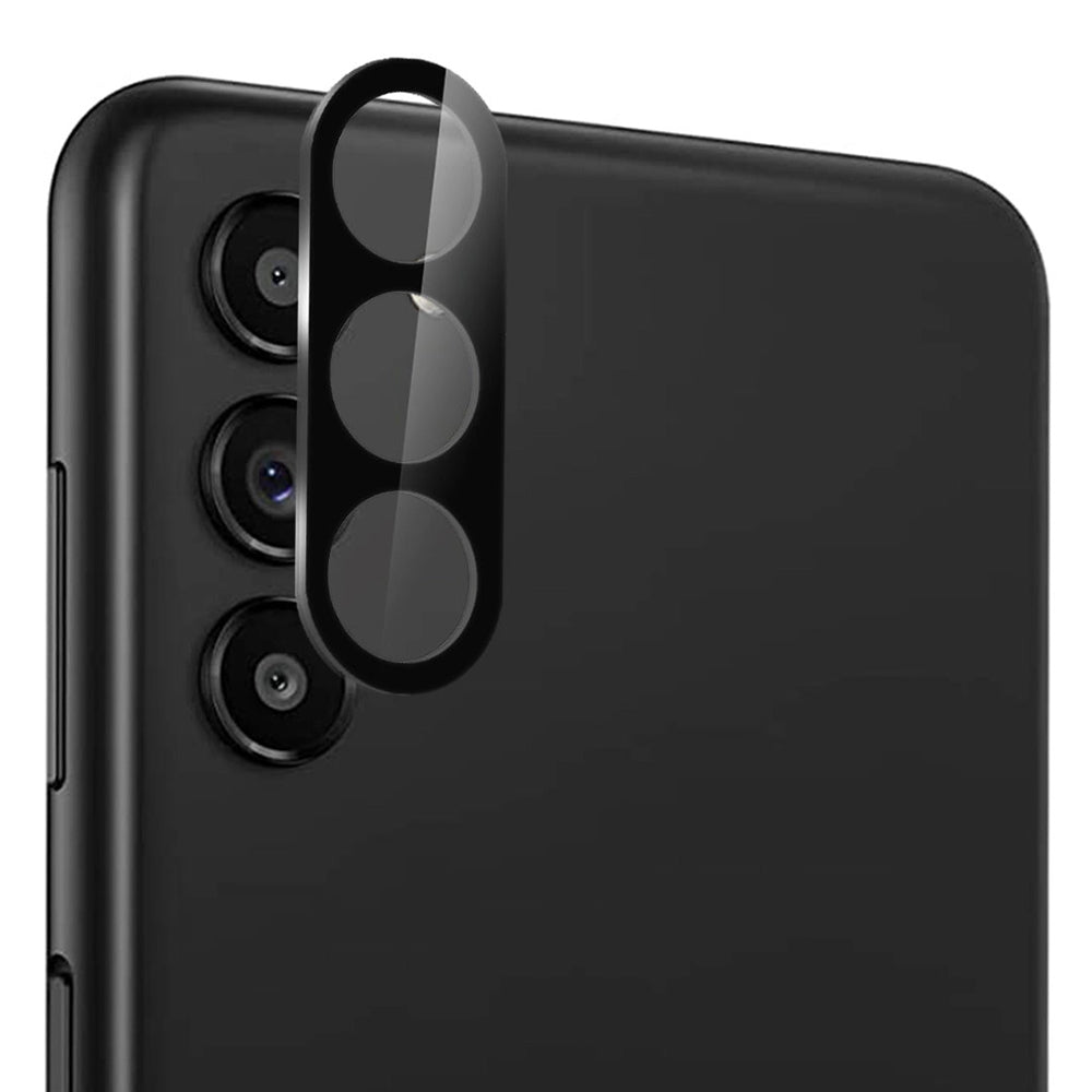 Zaštitna folija za stražnju kameru Lito S+ za Samsung Galaxy S24+ S926, Kaljeno staklo, Crna