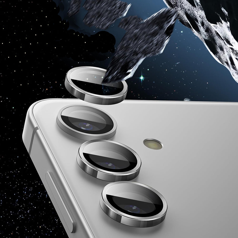 Zaštitna folija za stražnju kameru Lito S+ za Samsung Galaxy S25+ S936, kaljeno staklo, srebrna