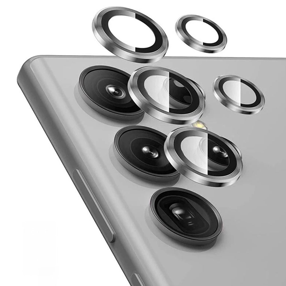Zaštitna folija za stražnju kameru Lito S+ za Samsung Galaxy S25 Ultra S938, Kaljeno staklo, Srebrna
