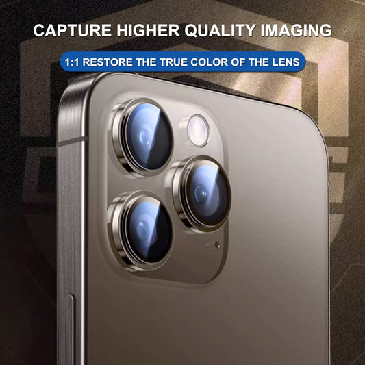 Zaštitna folija za stražnju kameru Lito Titanium AR za Apple iPhone 17 Air, Kaljeno staklo, Plava