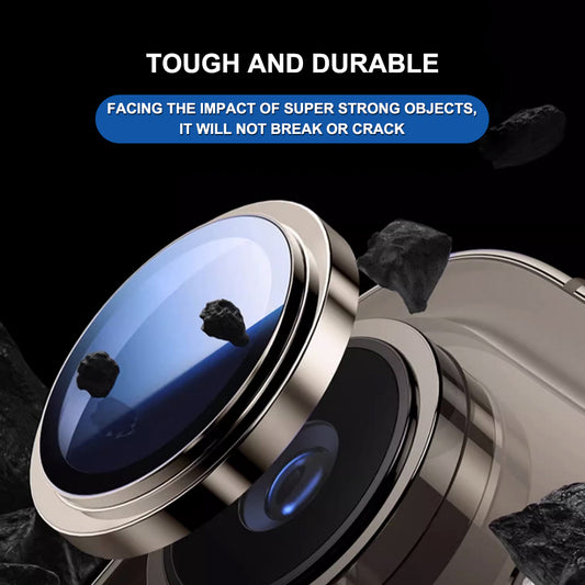 Zaštitna folija za stražnju kameru Lito Titanium AR za Apple iPhone 17 Pro Max / 17 Pro, Kaljeno staklo, Narančasta