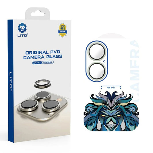 Zaštitna folija za stražnju kameru Lito Titanium AR za Apple iPhone 17, Kaljeno staklo, Zelena