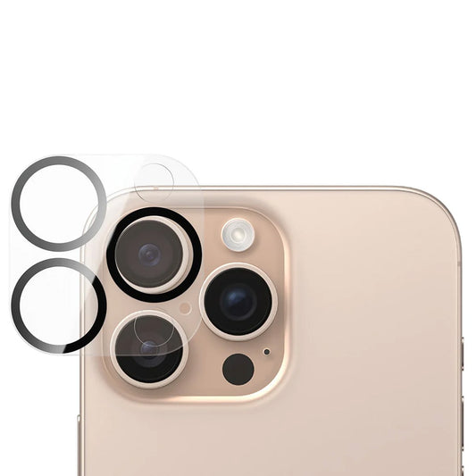 Zaštitna folija za stražnju kameru PanzerGlass PicturePerfect za Apple iPhone 16 Pro Max / 16 Pro, Kaljeno staklo, Prozirno