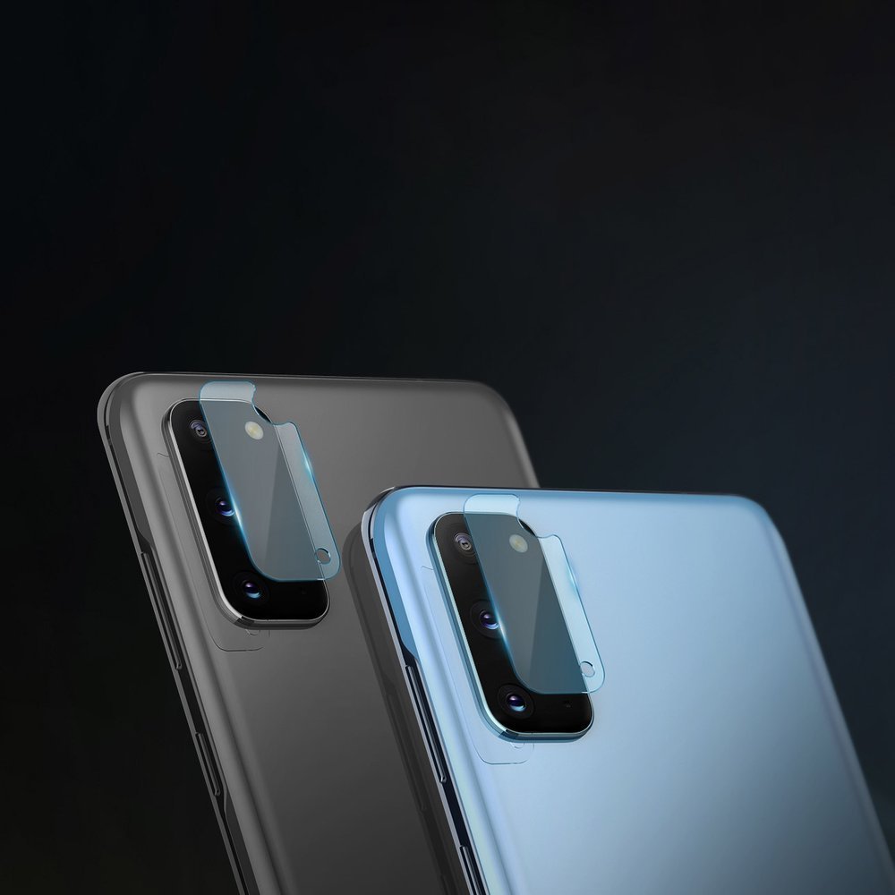 Zaštitna folija za stražnju kameru Ringke IDGL za Samsung Galaxy S20 5G G981 / S20 G980, Kaljeno staklo, Set od 3 komada, Prozirna