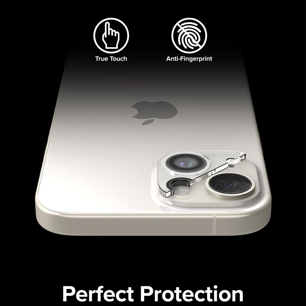 Zaštitna folija za stražnju kameru Ringke za Apple iPhone 15 Plus / 15, Kaljeno staklo, Set od 2 komada, Prozirna