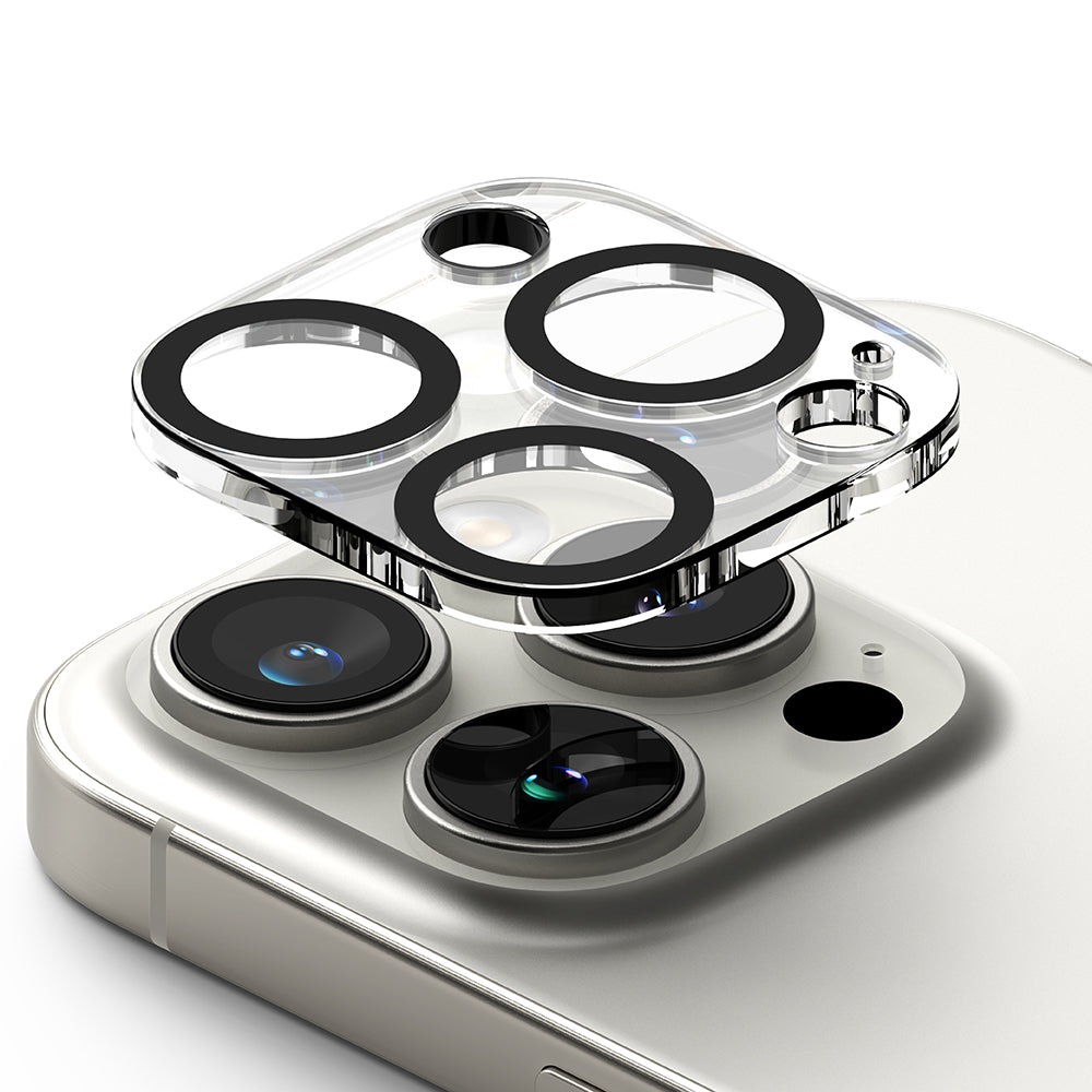 Zaštitna folija za stražnju kameru Ringke za Apple iPhone 16 Pro Max / 16 Pro, Kaljeno staklo, Set od 2 komada, Prozirna