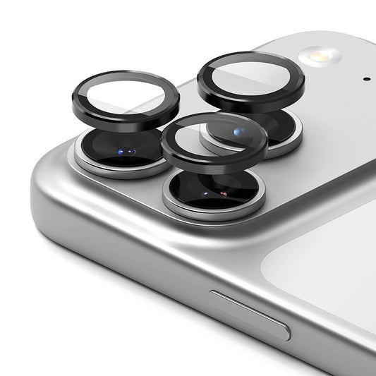 Zaštitna folija za stražnju kameru Ringke za Apple iPhone 17 Pro Max / 17 Pro, Kaljeno staklo, Crna