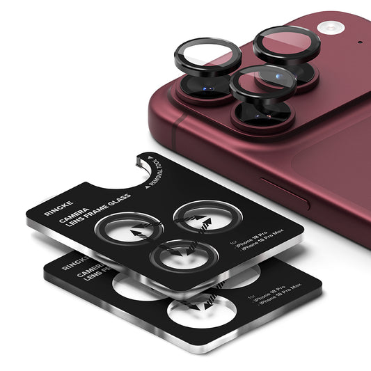 Zaštitna folija za stražnju kameru Ringke za Apple iPhone 18 Pro / 18 Pro Max, Kaljeno staklo, Set od 2 komada, Prozirna