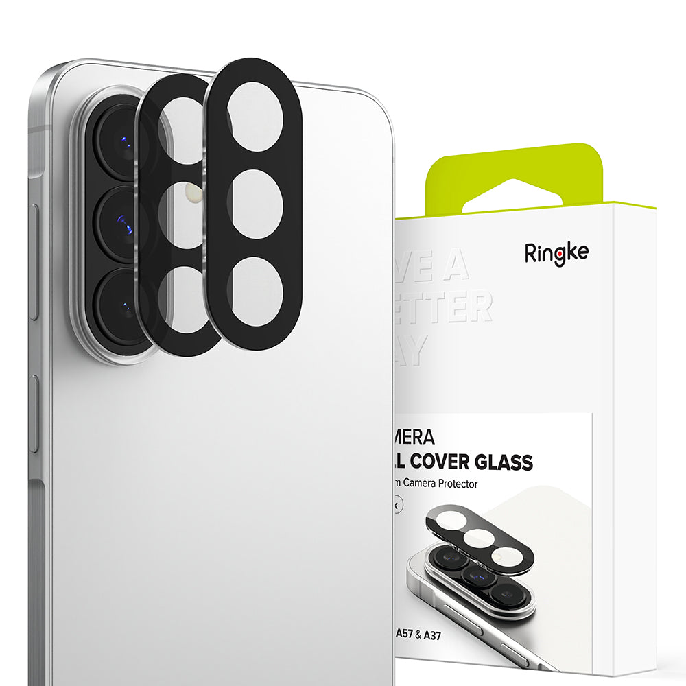 Zaštitna folija za stražnju kameru Ringke za Samsung Galaxy A57 5G / A37 5G, Kaljeno staklo, Set od 2 komada, Prozirna