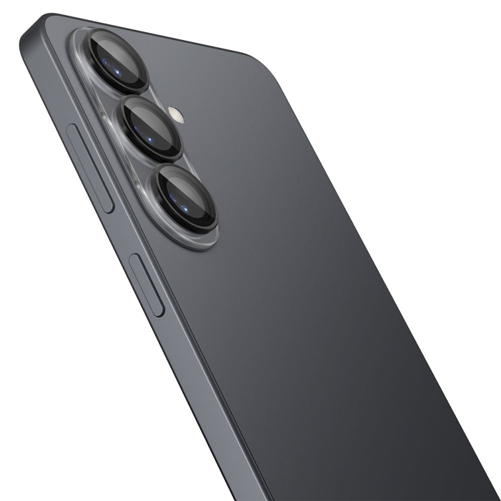 Zaštitna folija za stražnju kameru Spigen GlastR EZ FIT Optik Pro HD za Samsung Galaxy S26 S942, Kaljeno staklo, Set od 2 komada, Crna AGL11099