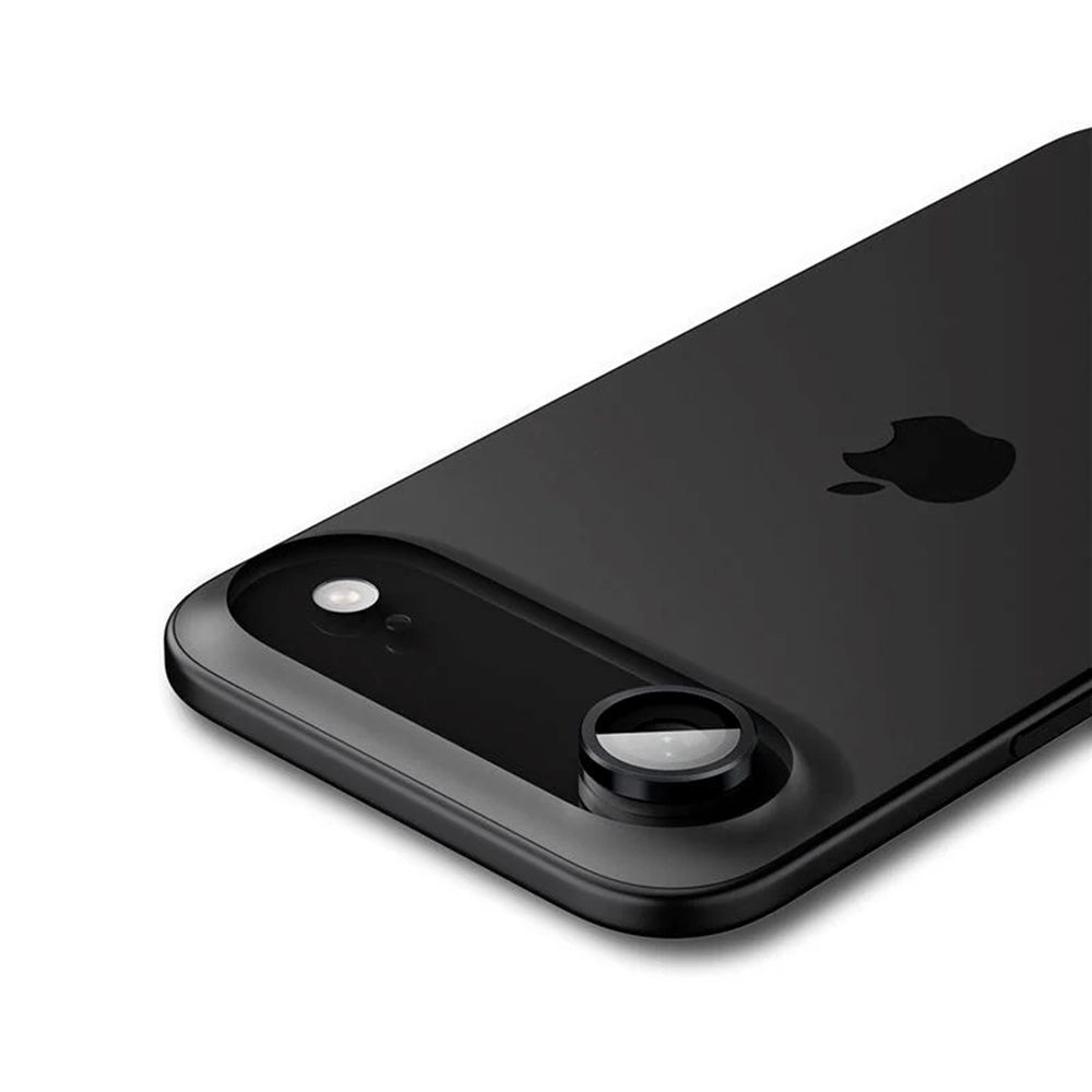 Zaštitna folija za stražnju kameru Spigen GlastR EZ FIT Optik Pro za Apple iPhone 17 Air, Kaljeno staklo, Set od 2 komada, Crna AGL09863
