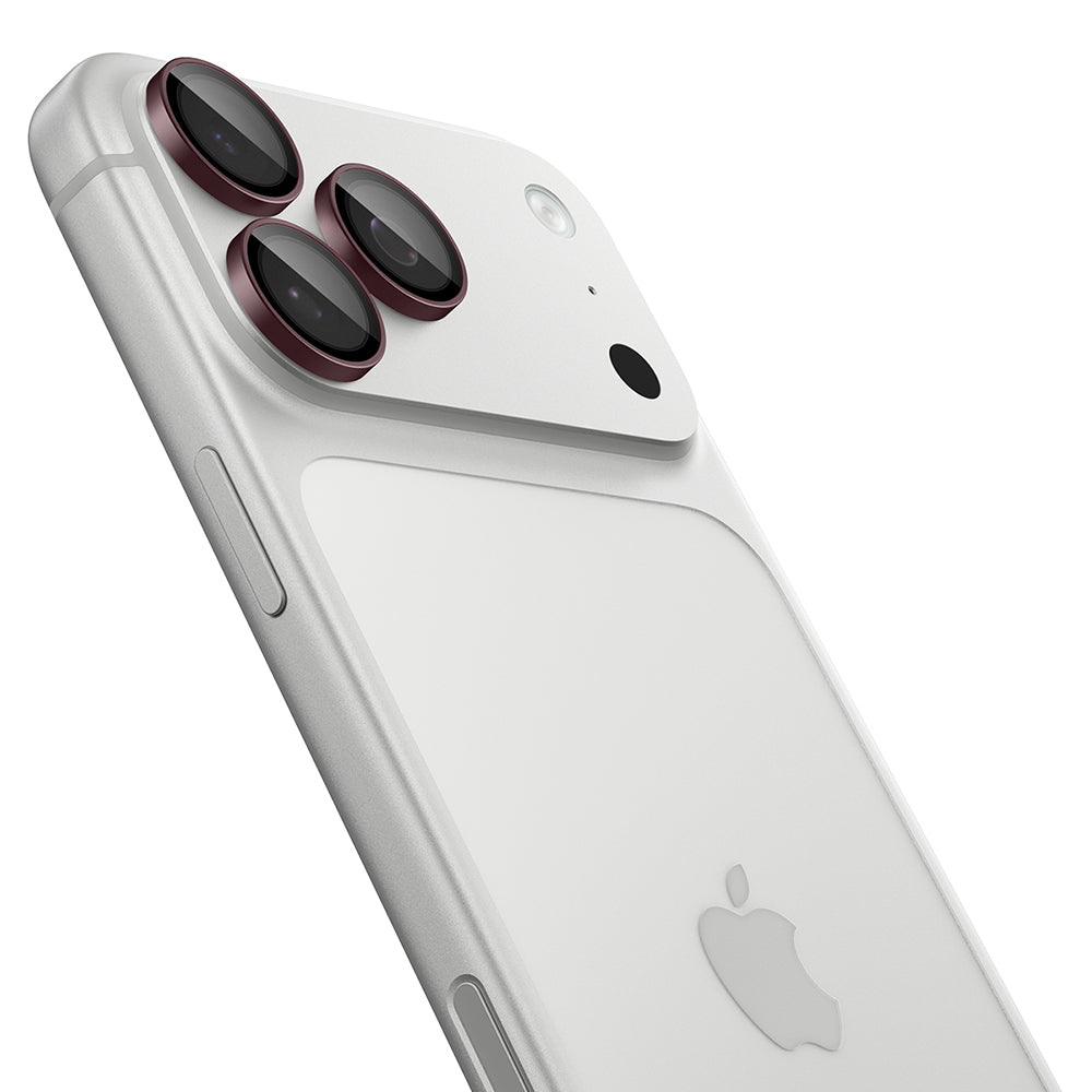 Zaštitna folija za stražnju kameru Spigen GlastR EZ FIT Optik Pro za Apple iPhone 18 Pro / 18 Pro Max, Kaljeno staklo, Set od 2 komada, Boja vina