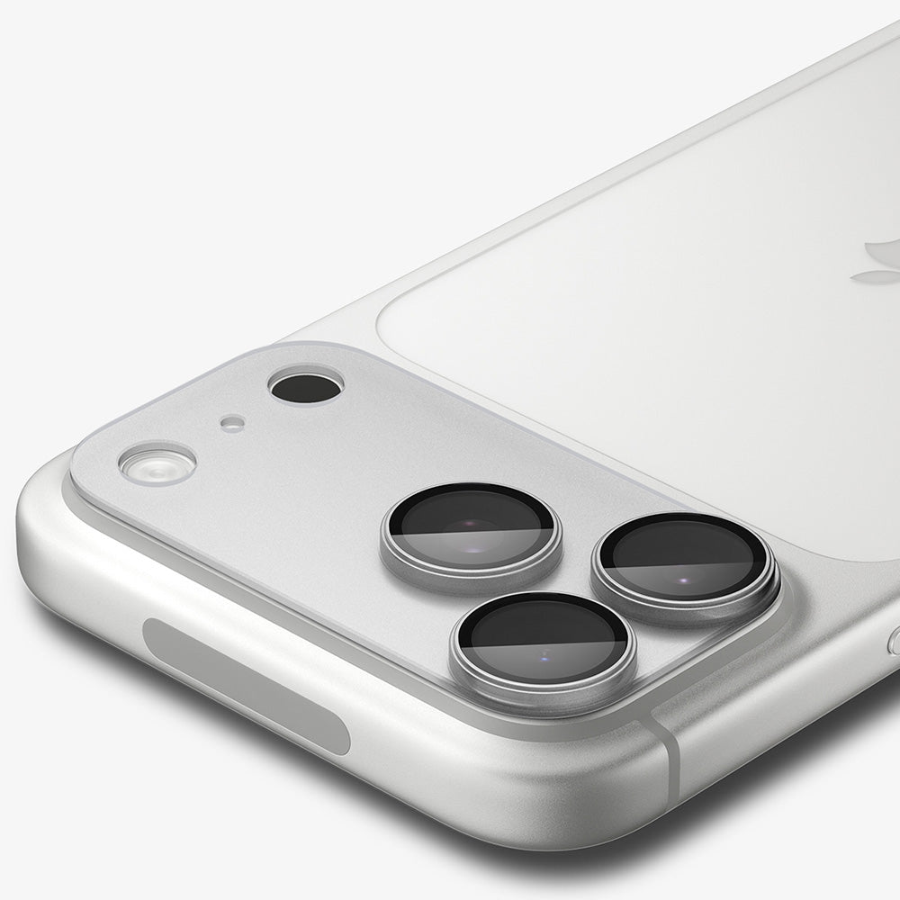 Zaštitna folija za stražnju kameru Spigen GlastR EZ FIT Optik Pro XL za Apple iPhone 18 Pro Max, Kaljeno staklo, Srebrna AGL12042