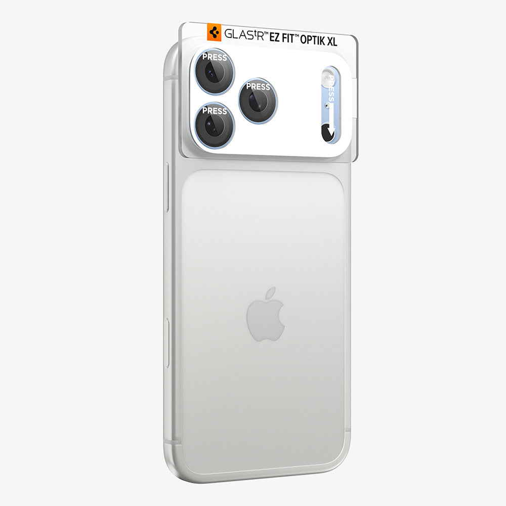 Zaštitna folija za stražnju kameru Spigen GlastR EZ FIT Optik Pro XL za Apple iPhone 18 Pro Max, Kaljeno staklo, Plava AGL12041