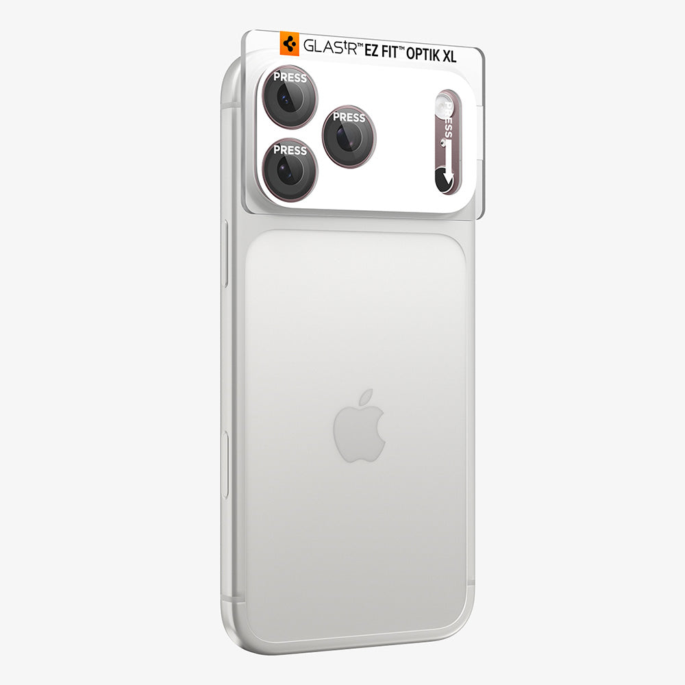 Zaštitna folija za stražnju kameru Spigen GlastR EZ FIT Optik Pro XL za Apple iPhone 18 Pro Max, Kaljeno staklo, Boja vina AGL12040