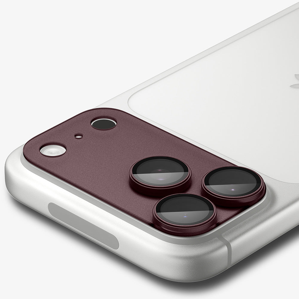 Zaštitna folija za stražnju kameru Spigen GlastR EZ FIT Optik Pro XL za Apple iPhone 18 Pro, Kaljeno staklo, Boja vina AGL12036