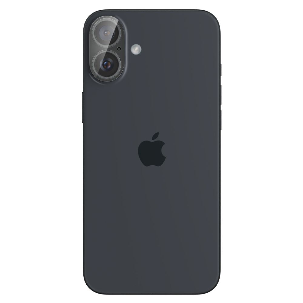 Zaštitna folija za stražnju kameru Spigen GlastR Optik za Apple iPhone 16 Plus / 16, Kaljeno staklo, Set od 2 komada, Prozirna AGL07923