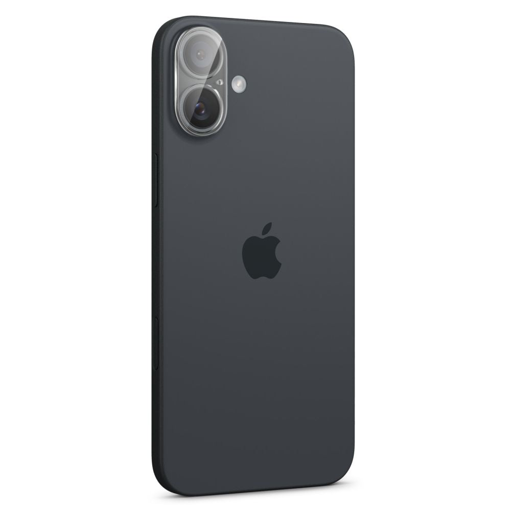 Zaštitna folija za stražnju kameru Spigen GlastR Optik za Apple iPhone 16 Plus / 16, Kaljeno staklo, Set od 2 komada, Prozirna AGL07923