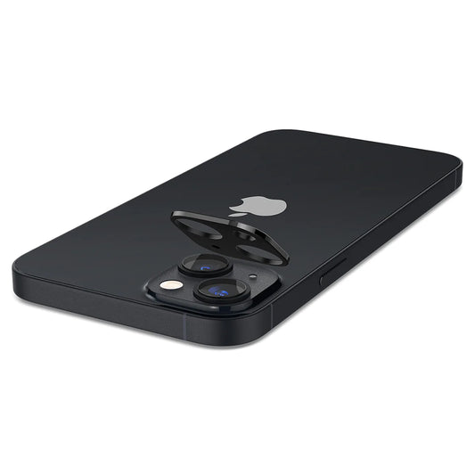 Zaštitna folija za stražnju kameru Techsuit za Apple iPhone 14 Plus / 14, Kaljeno staklo, Crna