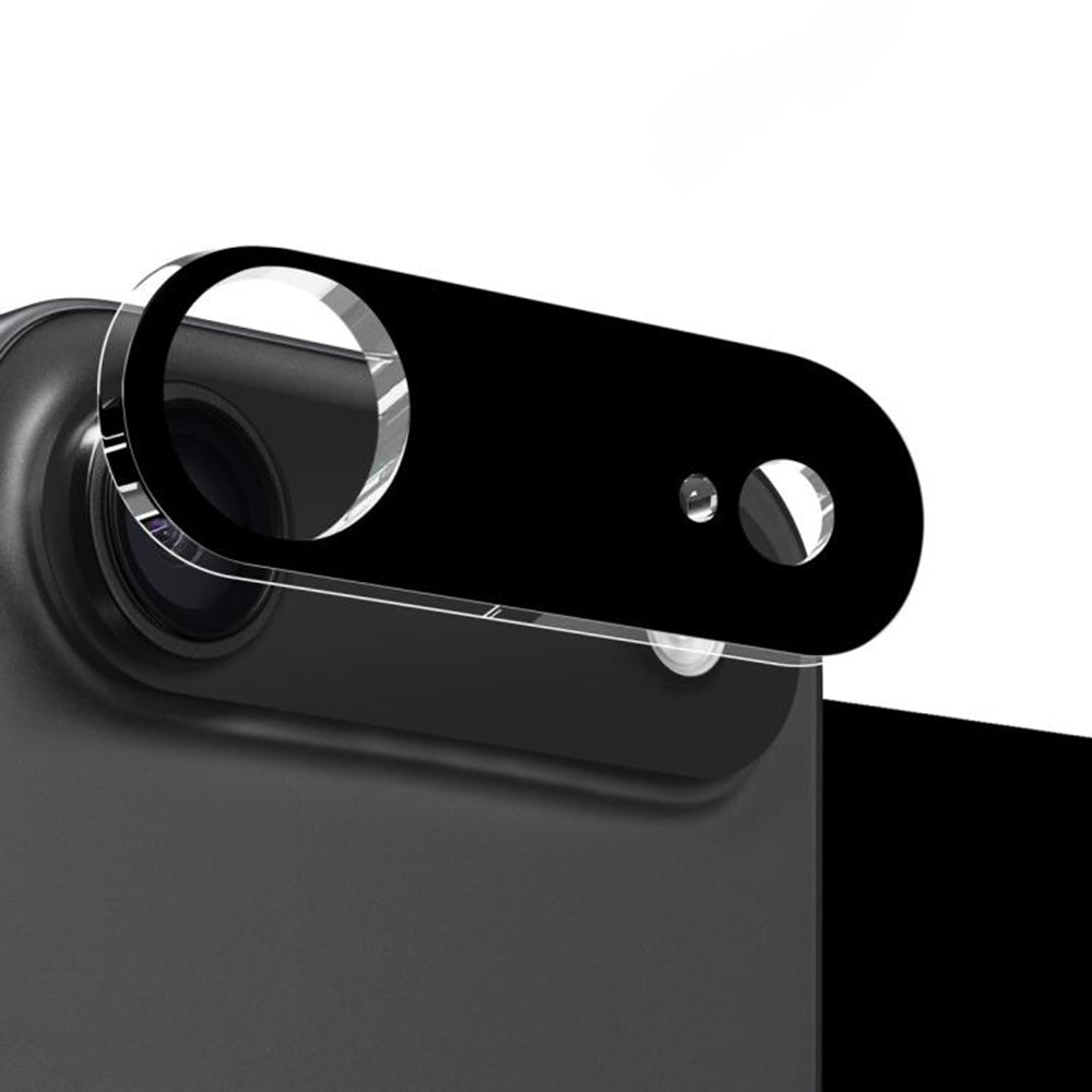 Zaštitna folija za stražnju kameru Techsuit za Apple iPhone 17 Air, Kaljeno staklo, Crna