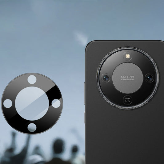 Zaštitna folija za stražnju kameru Techsuit za Honor Magic8 Lite, Kaljeno staklo, Crna