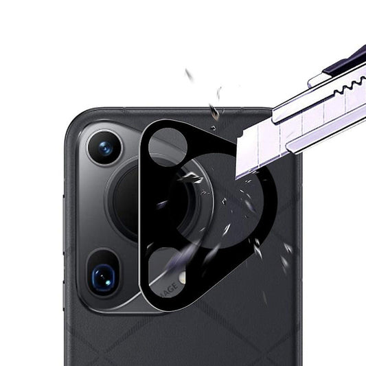 Zaštitna folija za stražnju kameru Techsuit za Huawei Pura 70 Ultra, Kaljeno staklo, Crna