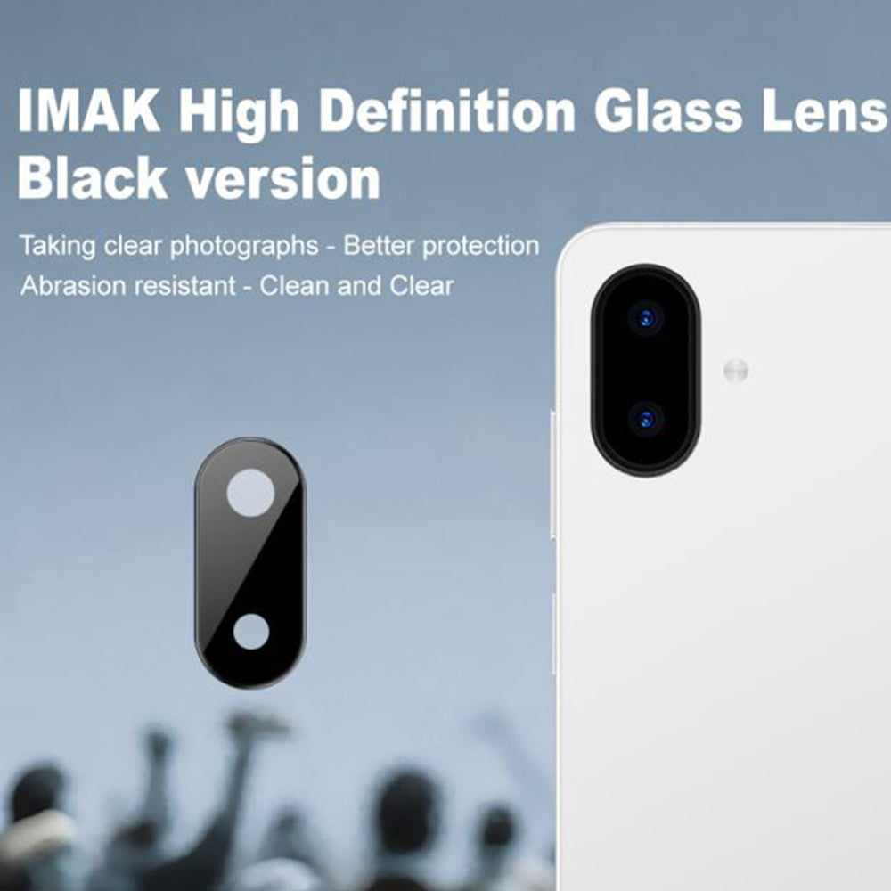 Zaštitna folija za stražnju kameru Techsuit za Samsung Galaxy A07 4G A075, kaljeno staklo, crna