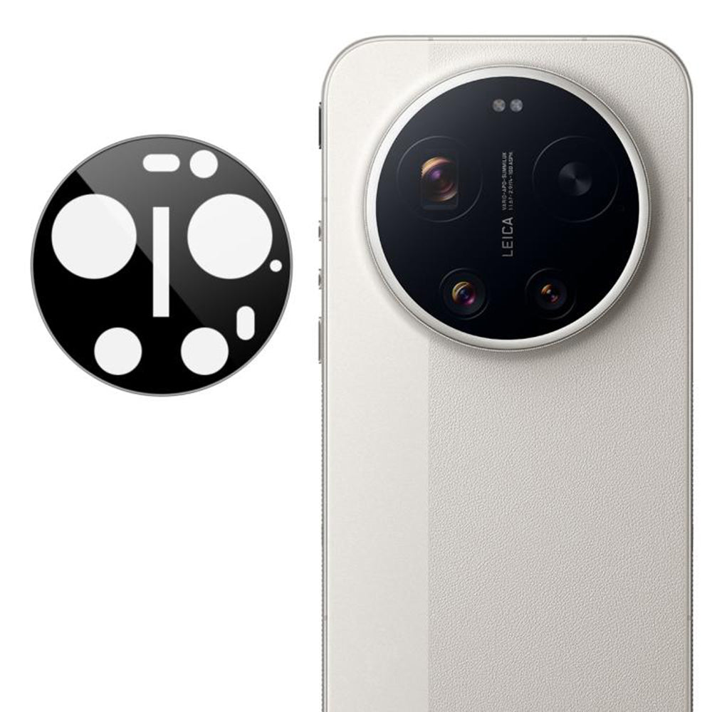 Zaštitna folija za stražnju kameru Techsuit za Xiaomi 17 Ultra, Kaljeno staklo, Crna