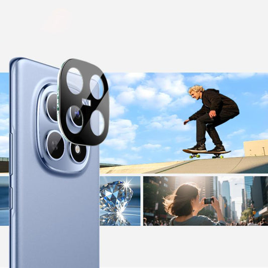 Zaštitna folija za stražnju kameru Techsuit za Xiaomi Poco M8 / Redmi Note 15 5G, Kaljeno staklo, Crna