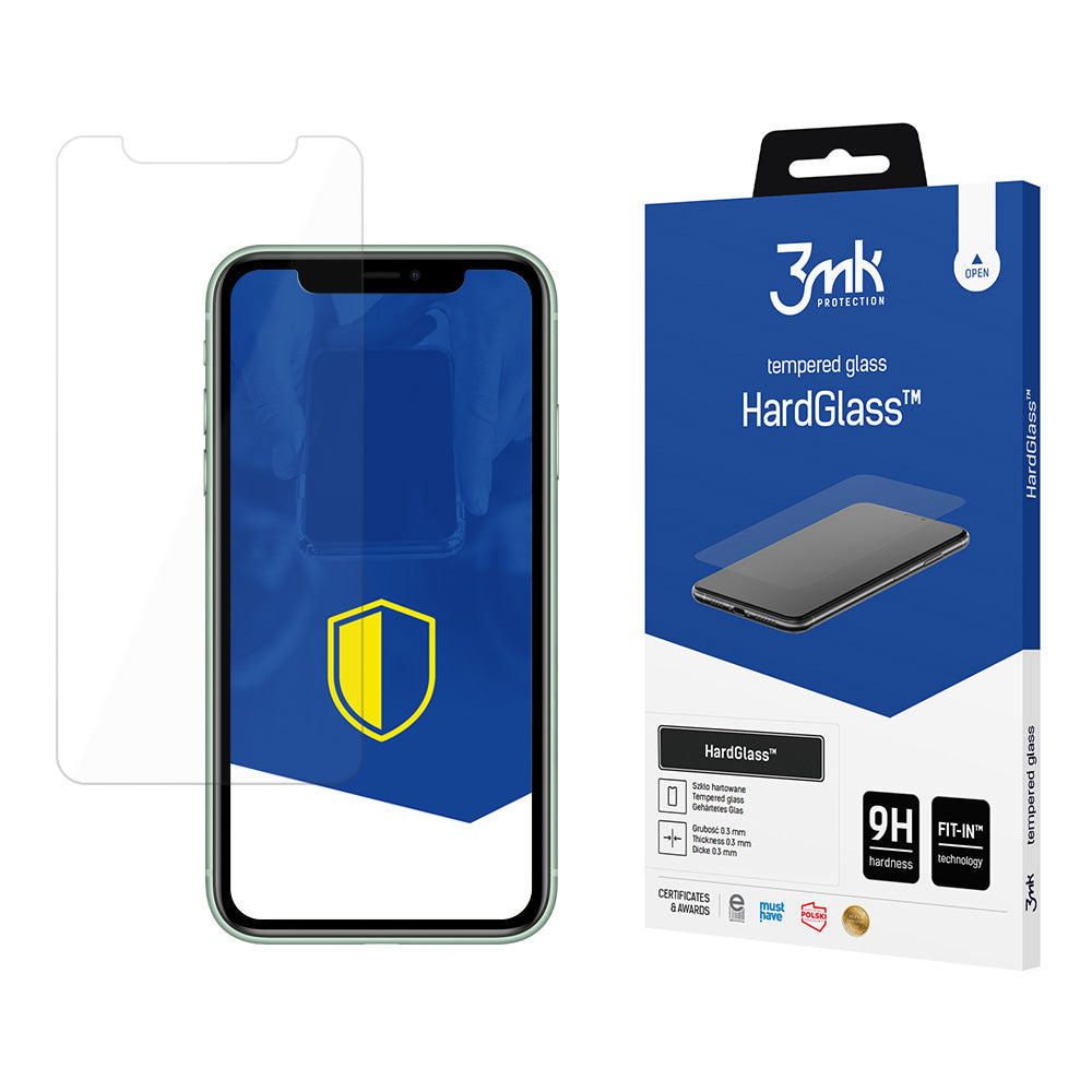 Zaštitna folija za ekran 3MK HardGlass za Apple iPhone 11 / XR, Kaljeno staklo, Full Glue