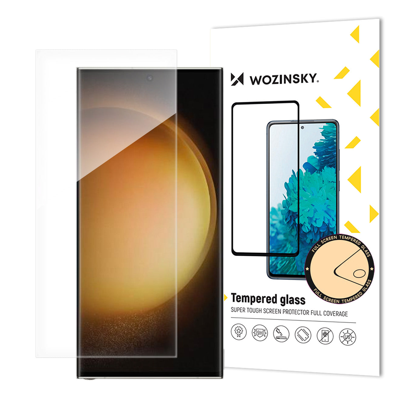 Zaštitna folija za ekran WZK za Samsung Galaxy S24 Ultra S928, Kaljeno staklo, Full Glue