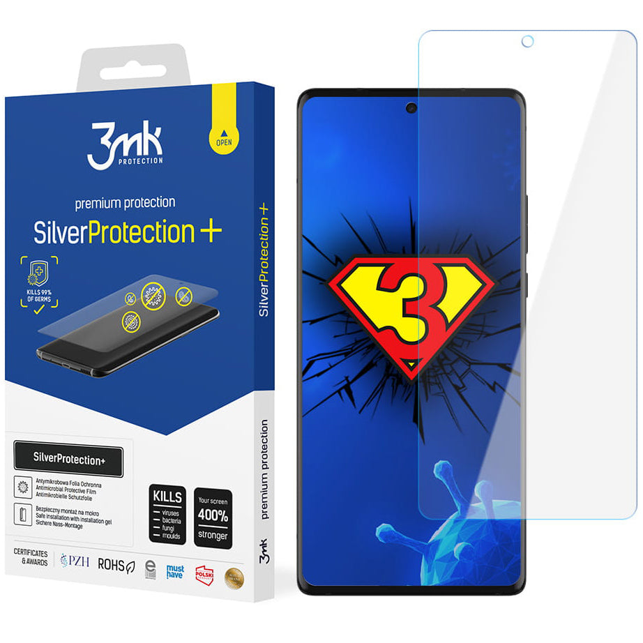 Zaštitna folija za ekran 3MK Silver Protect+ za Motorola Edge 30 Ultra, Plastika