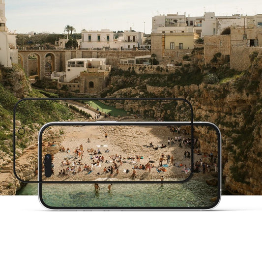 Zaštitna folija za ekran Ringke Easy Slide Privacy za Apple iPhone 16 / 15, Kaljeno staklo, Pun ljepilo, Set od 2 komada