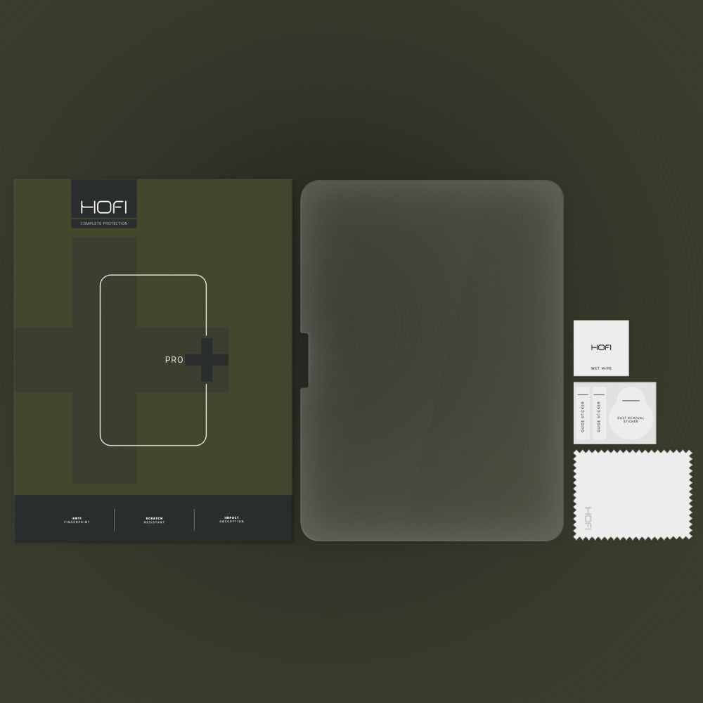 Zaštitna folija za ekran HOFI Glass PRO+ za Apple iPad Pro 11 (2024), Kaljeno staklo, Pun ljepilo, 2.5D