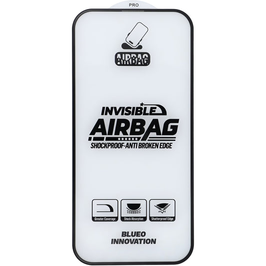 Zaštitna folija za ekran Mr. Monkey Glass Anti-broken za Apple iPhone 16 Pro, Kaljeno staklo, Pun ljepilo, 5D, Crna