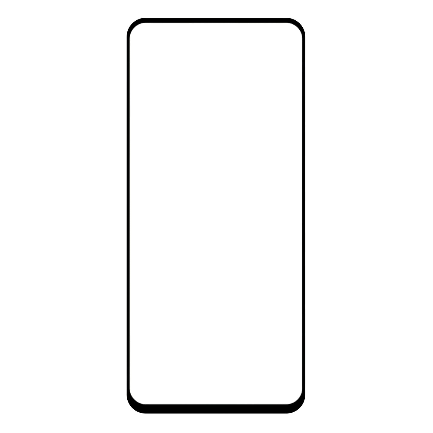 Zaštitna folija za ekran Blue Shield za Motorola Moto G35, Kaljeno staklo, Full Glue, Kompatibilno s maskama, Crna