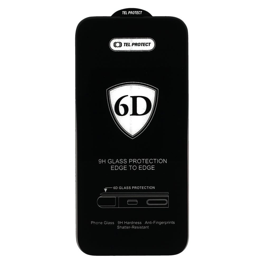 OEM zaštitna folija za ekran za Samsung Galaxy S26 Plus S947, Kaljeno staklo, Full Glue, 6D, Crna