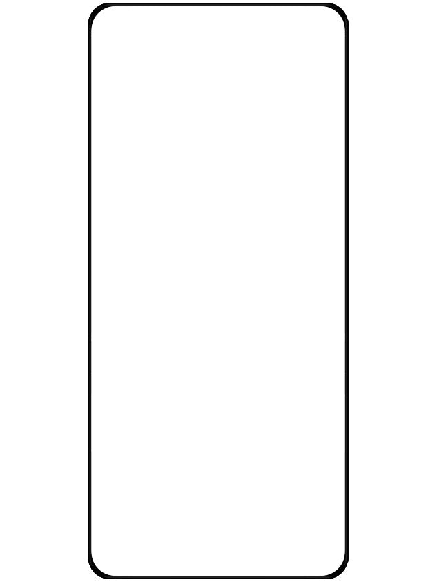 Zaštitna folija za ekran OEM za Samsung Galaxy A54 A546, Kaljeno staklo, Pun ljepilo, 9D, Crna