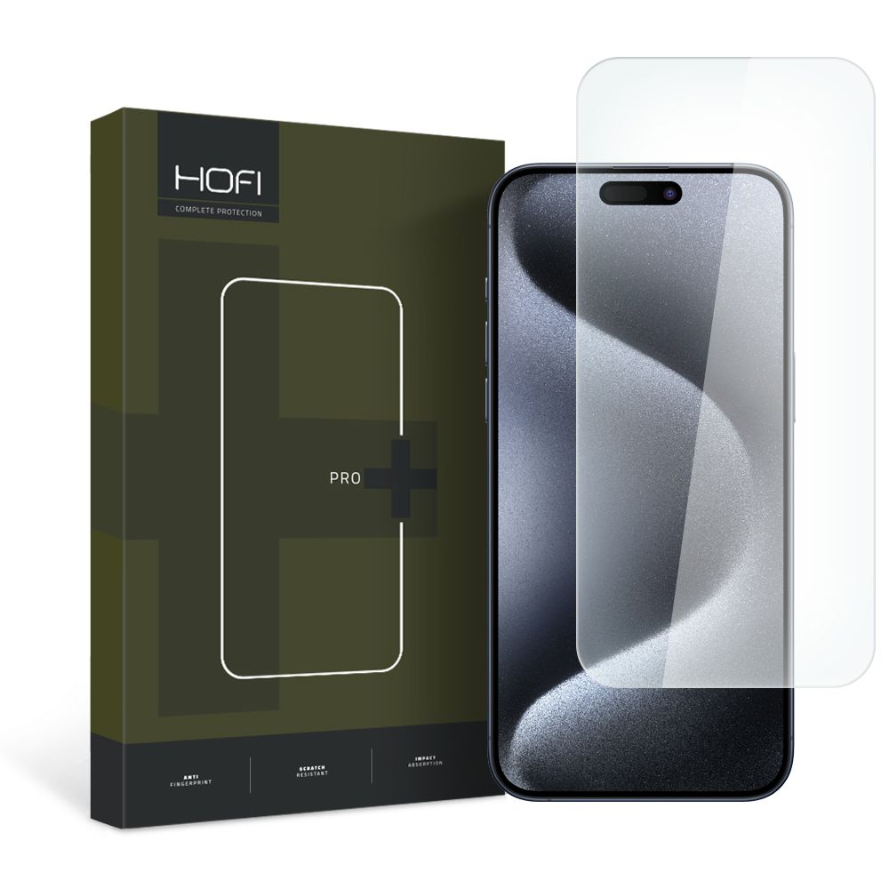 Zaštitna folija za ekran HOFI PRO+ za Apple iPhone 15, Kaljeno staklo, Full Glue, 2.5D
