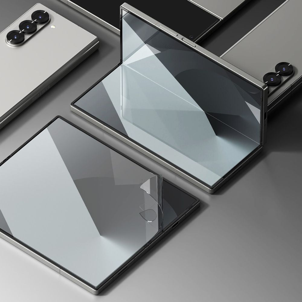 Zaštitna folija za unutarnji ekran Ringke Dual Easy za Samsung Galaxy Z Fold6 F956, Plastika, Set od 2 komada