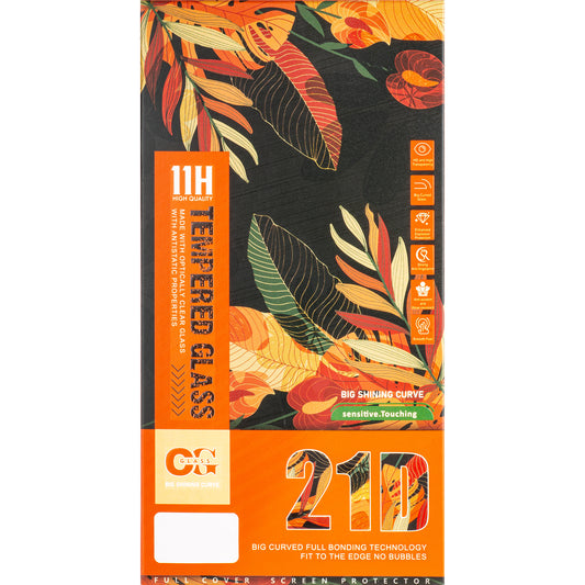 Zaštitna folija za ekran OEM za Xiaomi Redmi Note 13 5G, Kaljeno staklo, Pun ljepilo, 21D, Crna