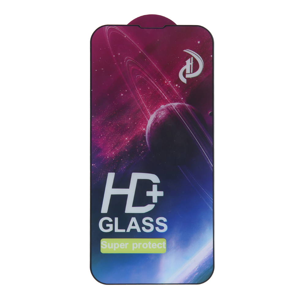 Zaštitna folija za ekran OEM za Apple iPhone 18 Pro Max / 17 Pro Max, Kaljeno staklo, Full Glue, Set 10 komada, 9D, Crna