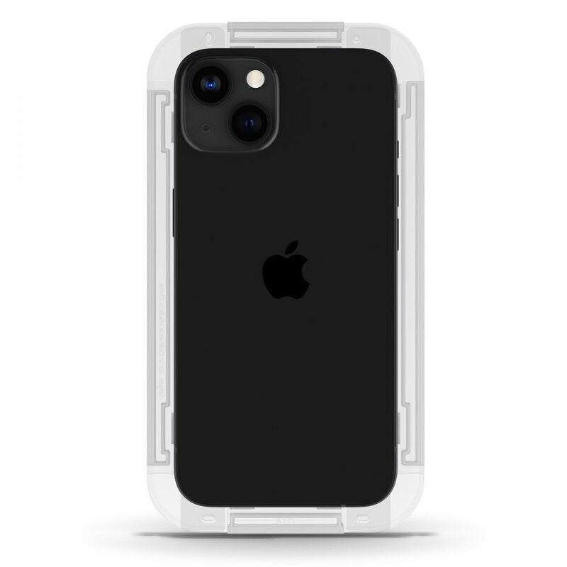 Zaštitna folija za ekran Spigen GlastR EZ FIT za Apple iPhone 17e / 16e / 14 / 13 Pro, Kaljeno staklo, Full Glue, Set 2 komada AGL03385