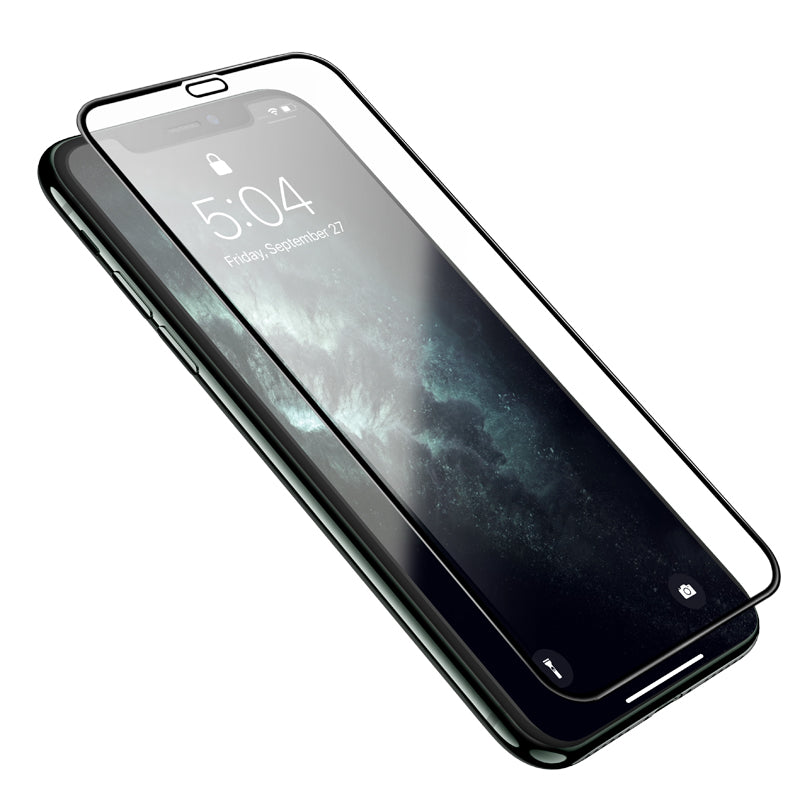 Zaštitna folija za ekran HOCO G16 za Apple iPhone XS / X, Kaljeno staklo, Full Glue, 5D, Crna