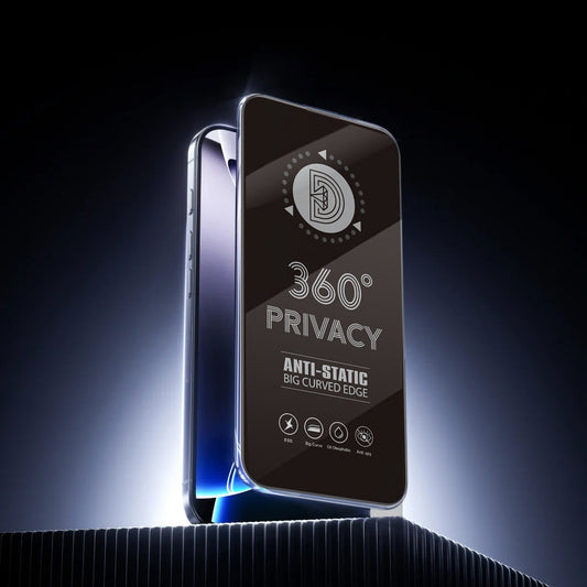 Zaštitna folija za ekran Privacy OEM 360 za Samsung Galaxy A37 5G, Kaljeno staklo, Full Glue